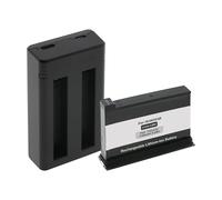 Batteria di ricambio + doppio caricatore (USB) compatibile con Insta360 One X2 Action Cam/cavo micro USB / 2 batterie ricaricabili contemporaneamente