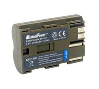 Batteria di ricambio Maximalpower compatibile con Canon BP-511BP-511A, EOS50D40D30D20D10D5D300D, PowerShot G1-G6Pro1, Energizer ER-C590 (1