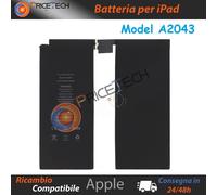 Batteria di ricambio nuova per Apple iPad pro 12.9 3° A2043 A1876 A1895 9720mAh