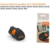 Batteria di ricambio originale Stihl AS 2 EA024006500 GTA26 HSA26 KOA20 GTA40...