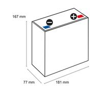 Batteria di ricambio per APC Back-UPS RBC7 - senza cablaggi
