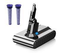Batteria di ricambio per aspirapolvere Dyson V7 per SV11 Fluffy Extra Cord-Free Animal Trigger Trigger + Motorhead Pro Mattress con 2 filtri