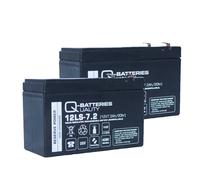 Batteria di ricambio per centrale antincendio Siemens FH2002-A1 2 x batteria AGM 12V 7.2Ah con VdS