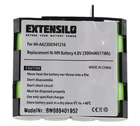 Batteria di ricambio per Compex 941210, 941213, 4H-AA1500, 4H-AA2000 - 2300 mAh, 4,8 V, NiMH