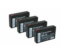 Batteria di ricambio per Effekta UPS serie MTD con 7.2Ah 4 pezzi.