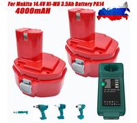 Batteria di ricambio per Makita 14.4V 3500mAh/4000mah Ni MH Batteria ricaricabile Utensili elettrici Bateria PA14 1422,1420, 192600 -1, 628