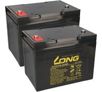 Batteria di Ricambio per Permobil Chairman, C400 E C500 2x Kung Lungo Al Piombo