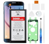 Batteria di ricambio per Samsung Galaxy S6, 3000 mAh, batteria agli ioni di litio per Galaxy S6 (EB-BG920ABE) con strumento di riparazione professionale