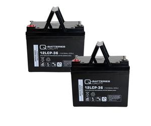 Batteria di ricambio per Shoprider Sovereign Scooter 24V 2 x 12V 36Ah