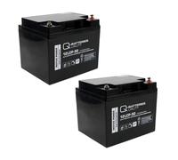 Batteria di ricambio per Shoprider TE-889SLBF Scooter 24V 2 x 12V 50Ah