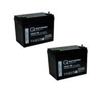 Batteria di ricambio per Sunrise Medical Sterling Elite XS 10kmh Scooter 24V 2 x 12V 75Ah