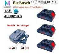 Batteria di ricambio ProCORE 18V 4.0Ah, adatta per utensili Bosch BAT609 BAT618 GBA18V80 21700, batteria ad alta potenza 5C