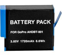 Batteria di ricambio ricaricabile di alta qualità compatibile con GoPro HERO11/HERO10/HERO9 1720 mAh ad alta capacità e aumenta le prestazioni di potenza e prolunga il tempo di registrazione