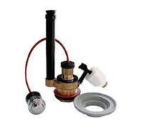 BATTERIA DI SCARICO MBL CON PULS. GALL. OTTONE ATT. LATERALE