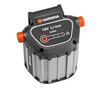 Batteria di Sistema Gardena Bli-18: Accessorio Tagliabordi, Soffiatori e Tagliasiepi Gardena, Potenza 18 V, Capacità 2,6 Ah (9839-20)