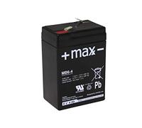 Batteria DiaMec DM6-4,2 4,5 Ah, 6 V, al piombo, AGM Gel, compatibile con 4 Ah 4,2 Ah 4,5 Ah, 5 Ah