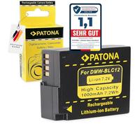 Batteria DMW-BLC12 E per Panasonic Lumix DMC-FZ200 | DMC-FZ300 | DMC-FZ1000 | DMC-G5 | DMC-G6 | DMC-G70 | DMC-GH2 | DMC-GX8 | DMC-GH6 | Leica V-Lux 4