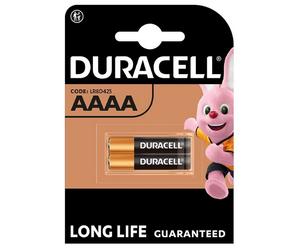 Batteria Duracell 1,5V AAAA Mini Alcalina confezione da 2 pile