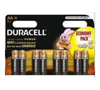 Batteria Duracell Basic AA 1500mAh confezione da 8 alcaline