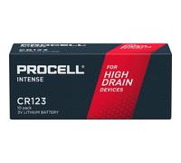 Batteria Duracell Procell CR123A Litio-Manganese 3,3V 1,6Ah Pack 10