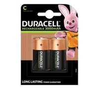 Batteria Duracell Ultra C 3000 mAh NiMH Ricaricabile 1,2 V 2 pz