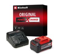 Batteria e Caricabatteria Einhell PXC 18 V 5,2 Ah Nero rosso
