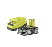 Ryobi Kit Batteria e Caricabatterie Originali 18V ONE+ con Batteria 2,5Ah Lithium+ e Caricatore 2,0A, Tecnologia IntelliCell, Indicatore LED, Compatibile con Oltre 200 Utensili, RC18120A-125