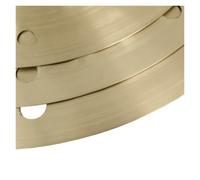 Batteria E Piatti Multiuso Per Esercitarsi Confezione Di Piatti Stack 11 13 15 Stack Di 3 Pezzi In Argento Clap Con Piatto Superiore A 4 Fori Per Batteria(Golden)