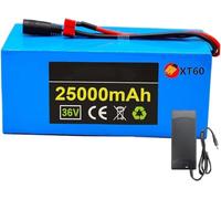 Batteria EBike 36V 48V 10Ah 15Ah 20Ah 25Ah Batteria EBike al litio Batteria in PVC impermeabile BMS integrato con caricabatterie da 42 V Adatta for motori da 1000 W 750 W 500 W 250 W(XT60,36V10Ah)