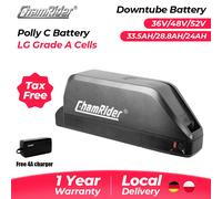 Batteria Ebike ChamRider Polly C 48V 28.8AH con Daly 40A BMS, celle LG 21700 4800mAh, batteria agli ioni di litio per Ebike DM427 B