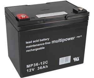 Batteria elettrica per scooter, 12 V, 36 Ah, resistente ai cicli, batteria al piombo, batteria e fonte di energia, batterie ricaricabili, resistenti ai cicli, elettromobile, durevole