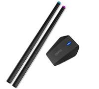 Batteria Elettronica Ad Aria, 5 Tamburi e 3 Piatti, Console per Batteria e Bacchetta, Supporto Bluetooth MIDI, per Realtà Virtuale, per Adulti e Bambini