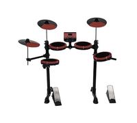 Batteria Elettronica Professionale Strumenti Musicali A Percussione Professionali Set Di Batteria Elettronica Portatile Con 4 Tamburi 3 Piatti (Color : B)