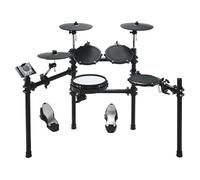 Batteria Elettronica Quattro Tamburi Tre Piatti Doppio Pedale Kit Batteria Elettronica Strumento A Batteria Digitale Pieghevole Portatile