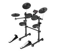 Batteria Elettronica Set Di Batteria Elettronica Nera Compatta E Portatile, Strumento A Percussione Per Batteria Elettronica Per Studenti