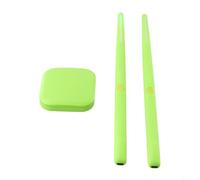 Batteria elettronica tascabile con tecnologia avanzata di rilevamento del movimento 3D, include 2 bacchette progettate per un uso affidabile e portatile (verde)