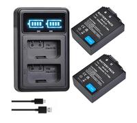 Batteria EN-EL25 ENEL25B Da 7,6 V 1680 MAh E Caricabatterie USB LED, Compatibile Con Nikon, For Fotocamera Z FC Z50 Z30 ZFC Batteria Ricaricabile Agli Ioni Di Litio(2 battery 1charger)