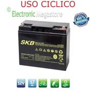 BATTERIA ERMETICA PIOMBO RICARICABILE 12V 17AH LP12-17 6-DZM-20 PER BICI UPS CIC
