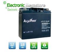 BATTERIA ERMETICA PIOMBO RICARICABILE 12V 17AH LP12-17 PER BICI UPS CON LAMELLE