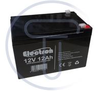 Batteria Ermetica Ricaricabile al Piombo 12V Volt 12Ah per bici elettriche HQ