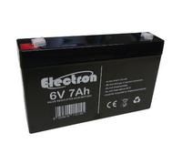 Batteria Ermetica Ricaricabile al Piombo 6V Volt 7Ah con connettore faston 4,8mm 151x33x98mm