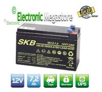 Batteria Ermetica Ricaricabile Piombo 12V Volt 7Ah per UPS HIGHPOWER ALCAPOWER