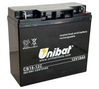 Batteria ermetica Unibat 12V - 18Ah, 181x77x167mm