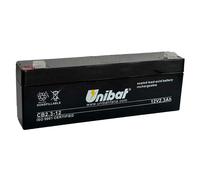 Batteria ermetica Unibat 12V - 2,3Ah, 178x35x66mm