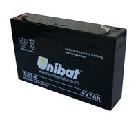Batteria ermetica Unibat 6V - 7Ah, 151x34x100mm