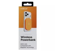 Power Bank MagSafe CELLY Wireless Powerbank Mini 3000 mAh 5W mAh, Arancione