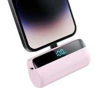 Batteria esterna da 5200 mAh, power bank a ricarica rapida da 3,0 A, caricabatterie portatile compatto e leggero con