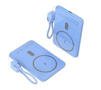 Batteria Esterna Leotec Power Bank Inalámbrico 5000mAh 20W Blu