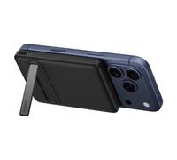 Belkin BoostCharge Power Bank Magnetico 5000mAh Qi2 15W, Caricatore Wireless con Supporto Estraibile, Cavo USBC Incluso, Caricatore Portatile per iPhone, AirPods, Samsung Galaxy, Pixelsnap, iPad, Nero