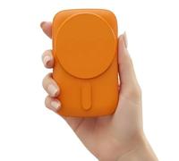 Batteria esterna magnetica 5000mAh per iPhone e Google Pixel PD 20W | MagSafe® - Ricarica wireless da 15 W, compatibile con iPhone 13 15 17 Google Pixel 10 Qi Power Bank Slim Travel Orange 2026